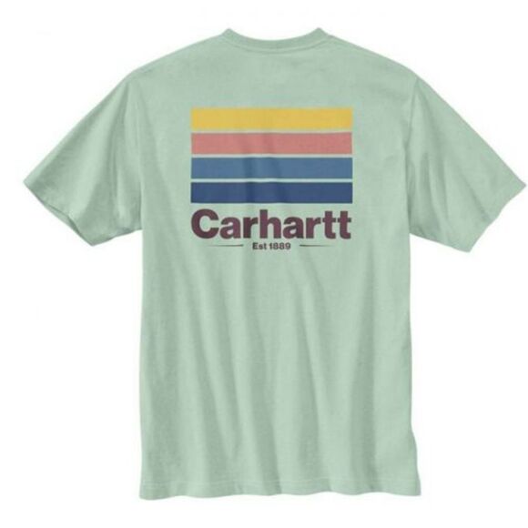 Carhartt Relaxed Fit Heavyweight S/S Pocket Line Graphic T-shirt - Picture 1 of 7